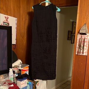 Elegant Black Sleeveless Dress
